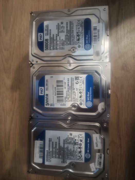 Set 3 hdd de PC -calculator sau dvr  camere supraveghere