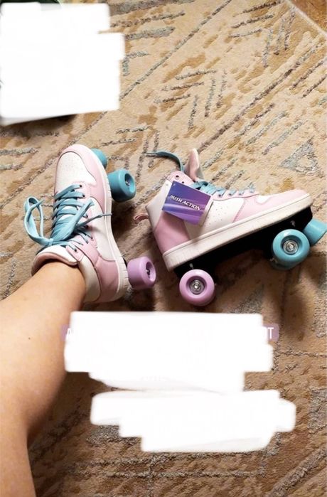 Роликовые коньки квады Rush action