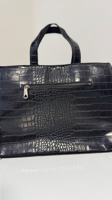Geantă neagra pentru damă -stil Hermes