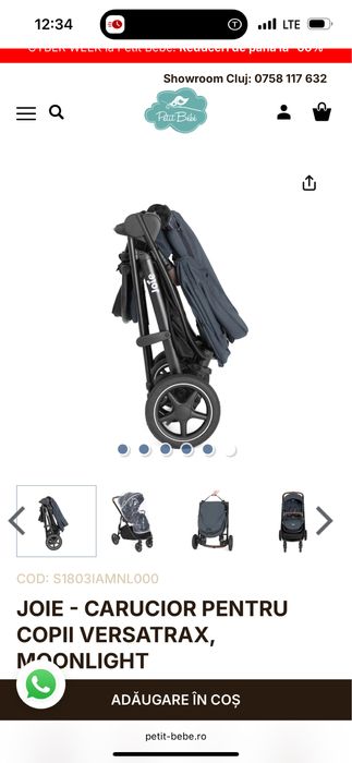 Carucior Joie Versatrax