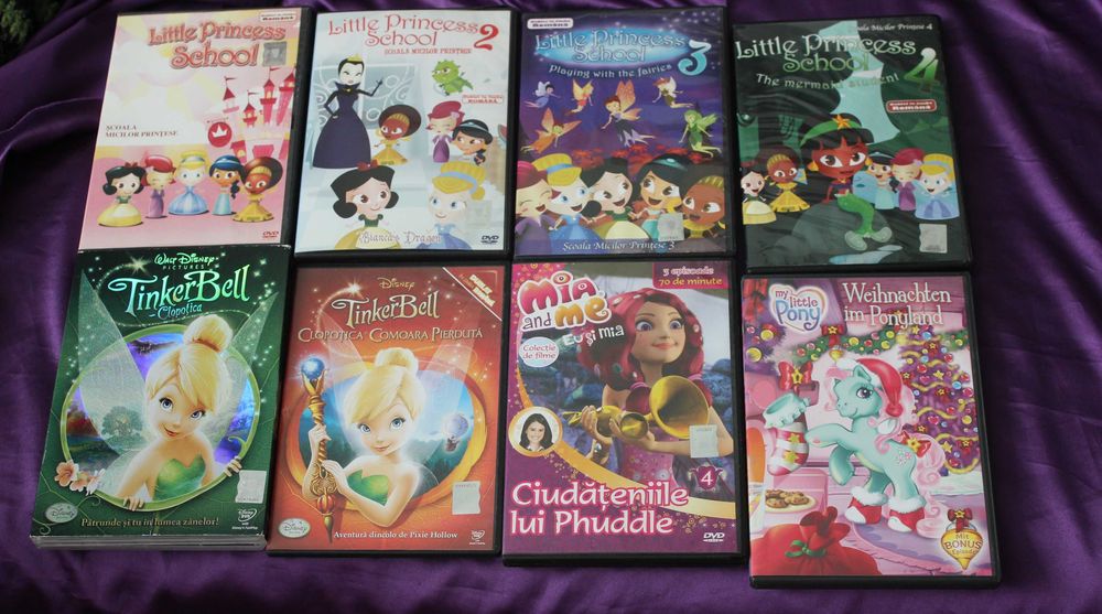 dvd desene animate Barbie Little Princess School Tinker Bell