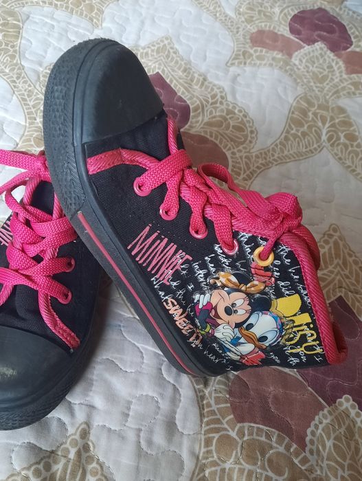 Teneși fetițe cu Minnie nr.27,interior 16,6 cm