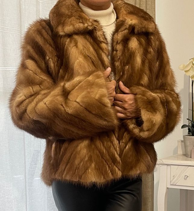 Blana naturala cu maneci