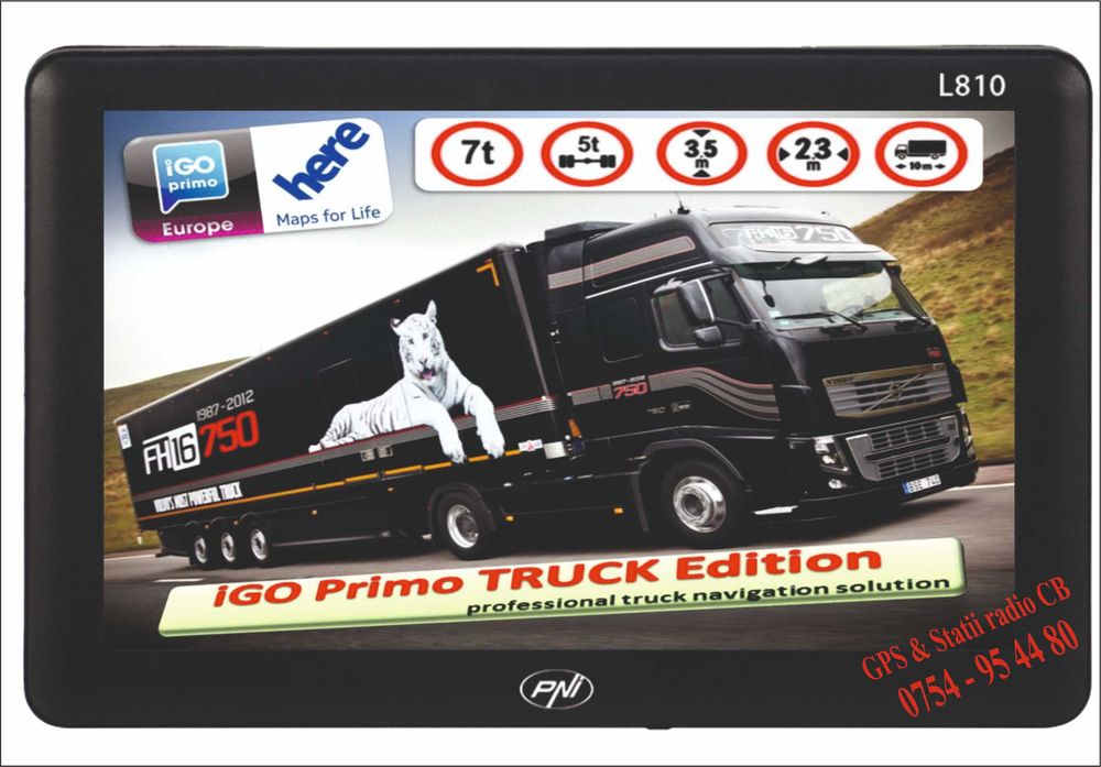 GPS pt TIR - iGO Primo Truck - harti editie 2026 - Full Europa