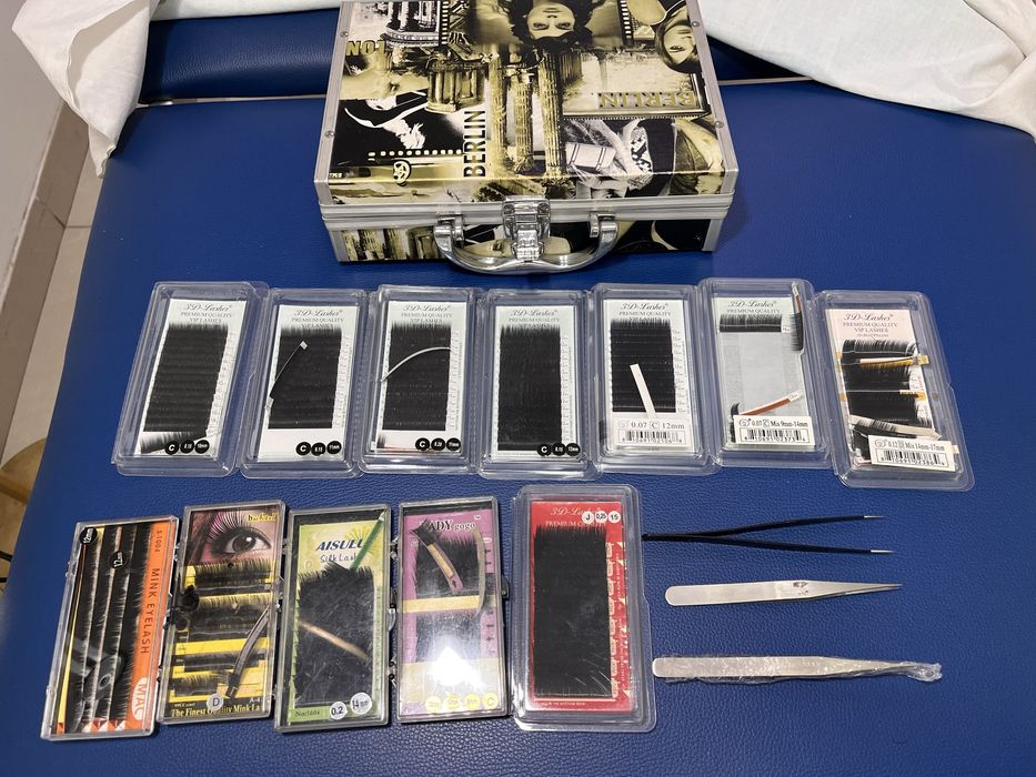 Ресницы для наращивания Набор в кейсе