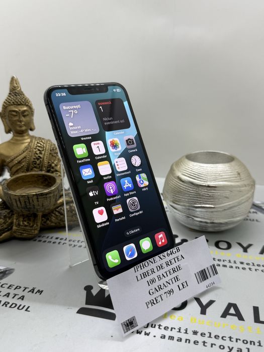 Amanet Royal : Iphone XS  64GB / 100 Baterie / Liber Retea / Garantie