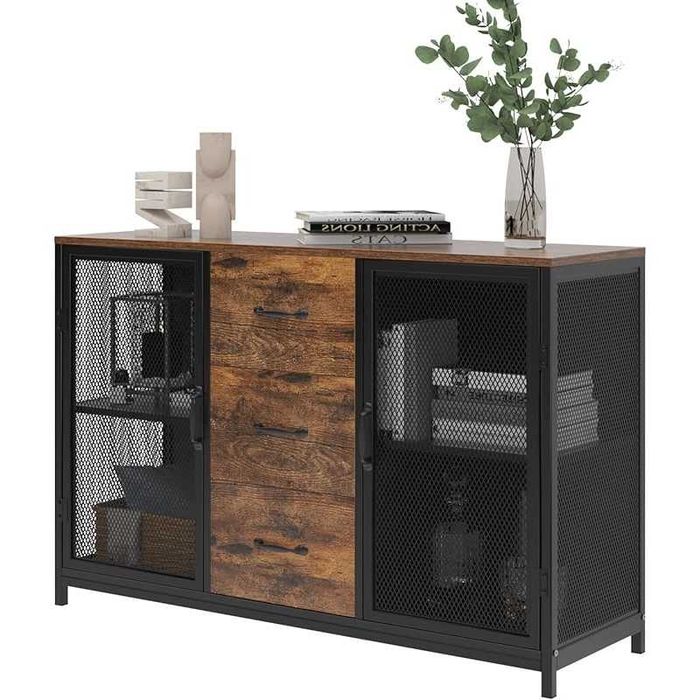 ПРОМОЦИЯ Универсален шкаф с метална рамка – 120x40x80 - 10FJGSST01OK