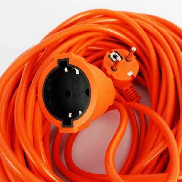 Удължителен Кабел с Букса и Щепсел 10м, 20м, 30м, 40м, 50м 3×2.5, 16A