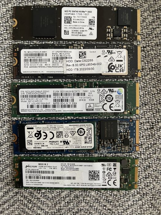 Комлектующие для ноутбука и сервера