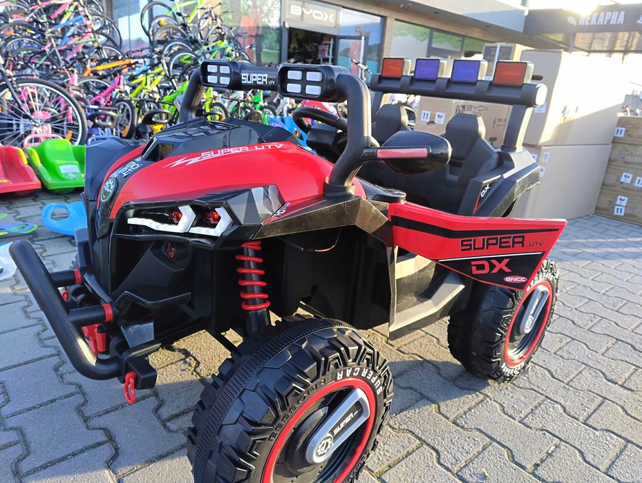 SAFARI двуместен акумулаторен джип BEAST 4x4 червен