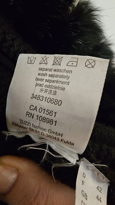 Черен плетен кардиган Tuzzi