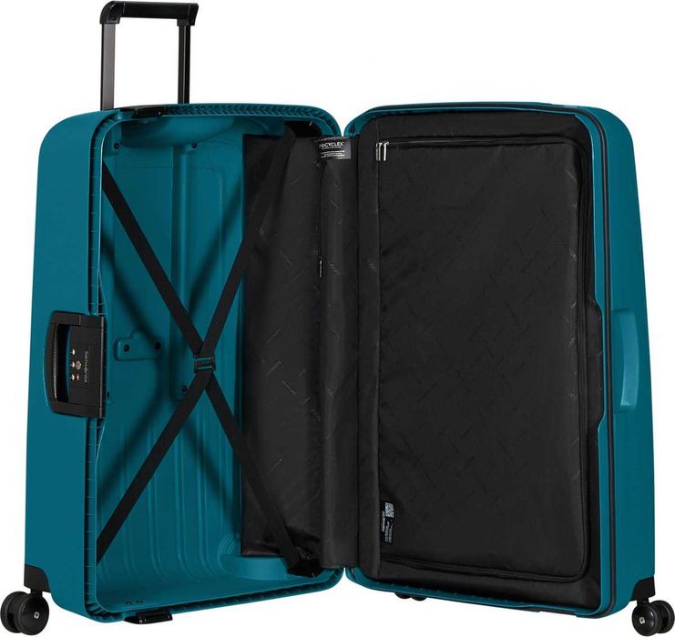 Чемодан Samsonite spinner 81/30 petrol blue 138 литров