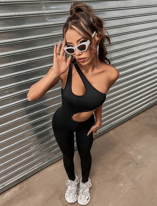 Дамски гащеризон с едно рамо