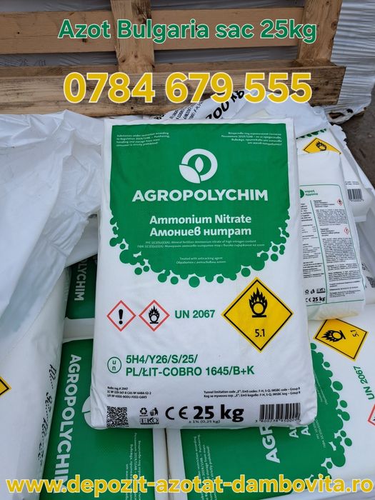 Azot Bulgaria sac 25 kg