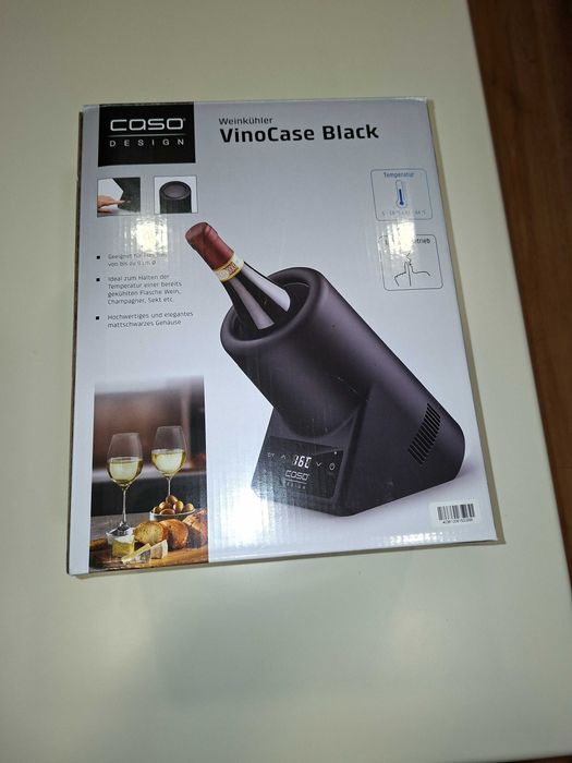 Настолен охладител за вино Caso VinoCase Black