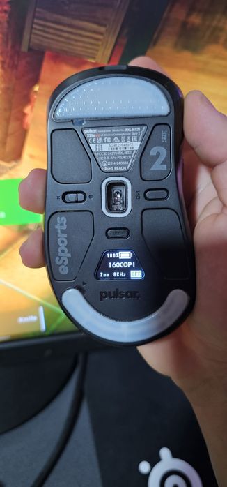 Mouse pulsar xelite v4 eSports 8khz