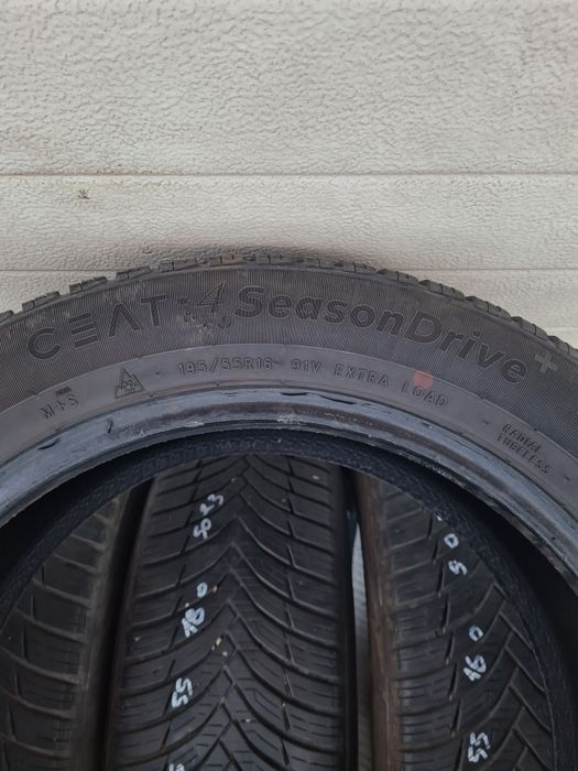 Всесезонни гуми 4 броя CEAT 4SeasonDrive 195 55 R16 дот 5023