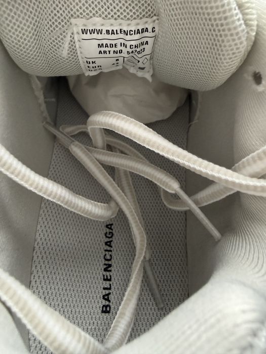 Adidasi Balenciaga Track White/Albi / Premium