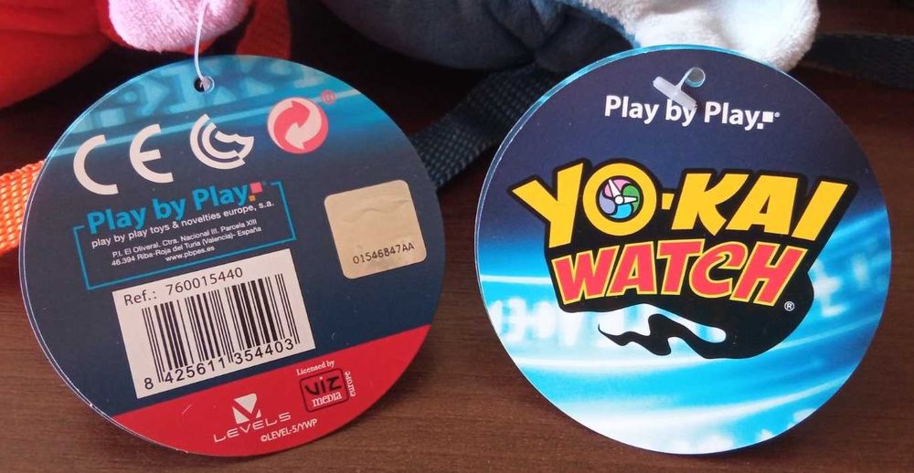 Детска чантичка за рамо Yo-Kai Watch, плюш, раница