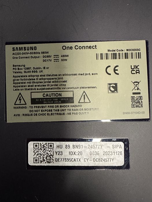 One box connect original Samsung BN91-  BN68-  BN39-