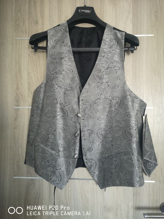 Costum barbatesc elegant lana si matase M 56