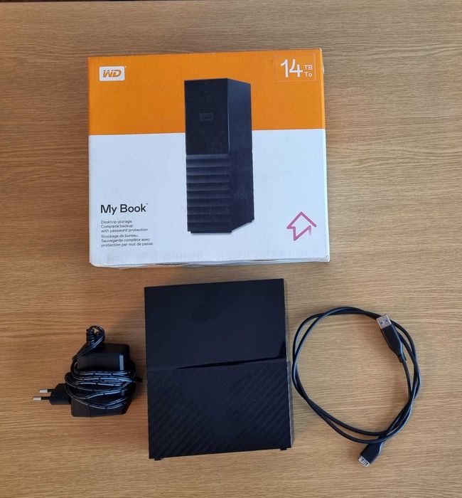 HDD extern WD My Book V3 14TB – complet, impecabil, funcțional 100%