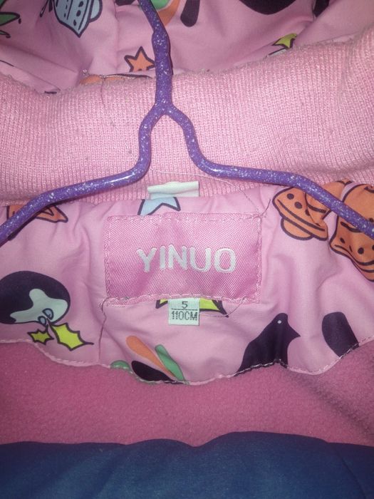 Комбинезон  зимний на девочку р 110