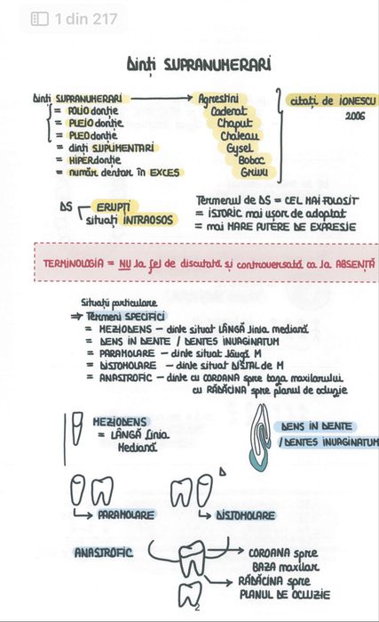 Sinteze Rezidențiat Medicină dentară