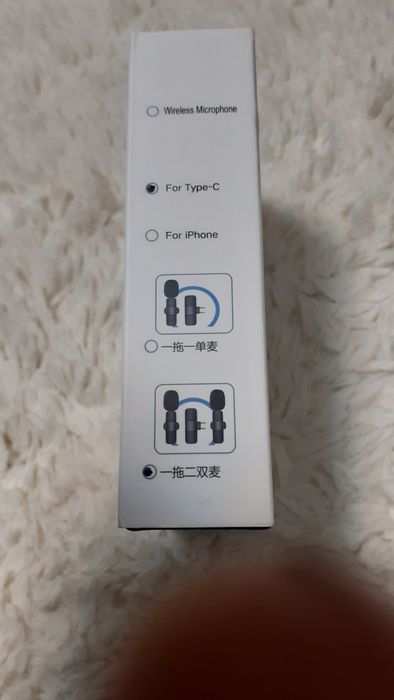 Vând microfon fara fir, wireless, pachet cu 1 microfon,2 microfoane