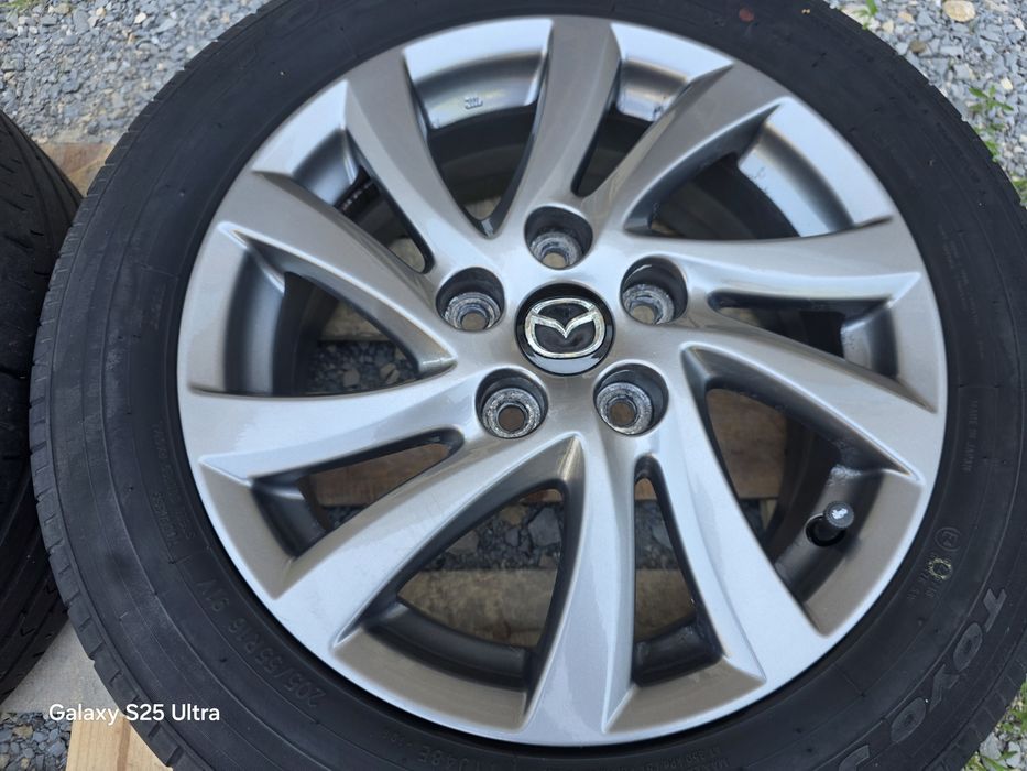 Лети джанти 16ки 5х114.3 Mazda + летни гуми 205/55/16