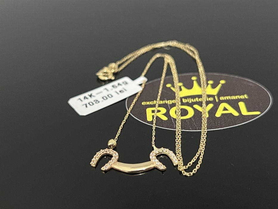 Bijuteria Royal CB: Lantisor dama aur 14k 1,64gr