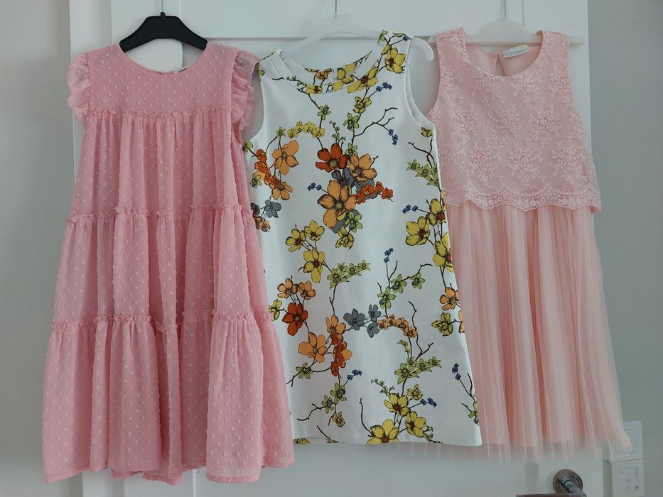 Rochițe Zara, LCW, Sinsay  7-8 ani