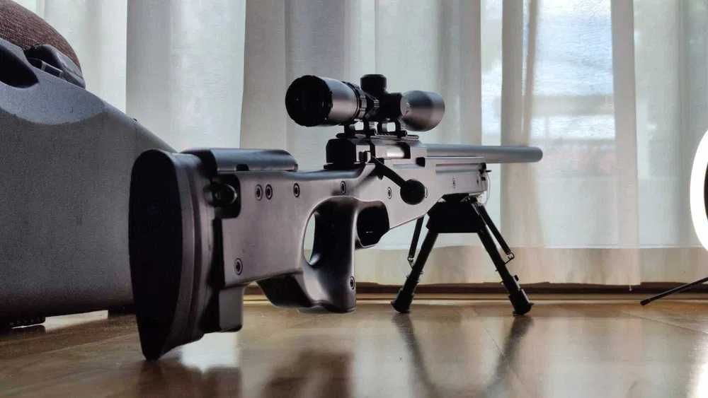 Pusca *PUTERE REALA* 5.3 J Arma Sniper Mauser CU LUNETA Manuala ARC