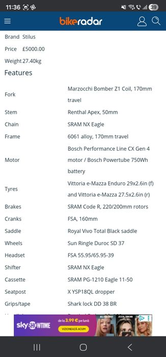 Ebike bicicleta electrica