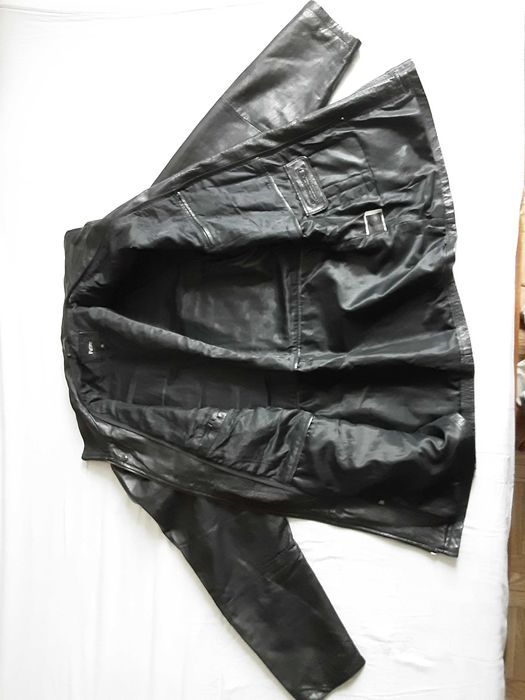 кожено яке "Patino" естествена кожа, черно, размер 54