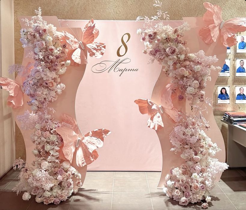 Баннер фотозона 8 марта