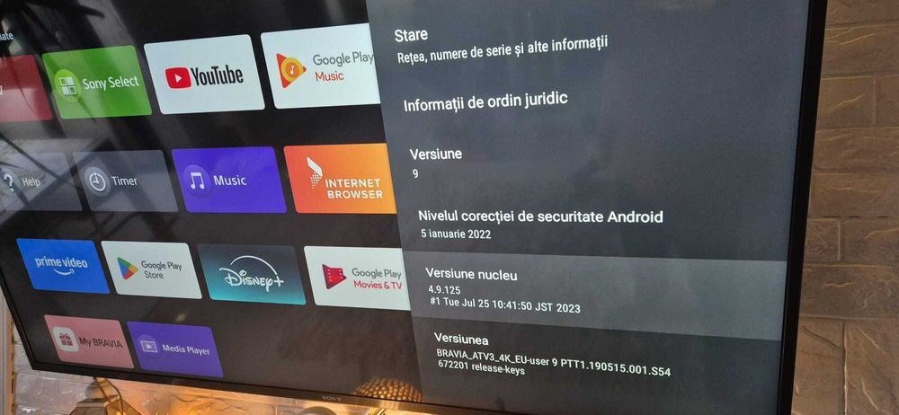 TV Sony Bravia 4K 139 CM Smart UltraHD