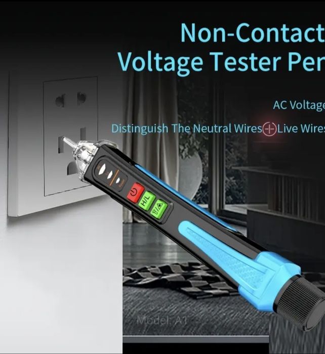 Tester de tensiune  12-1000V cu indicator electric fără contact