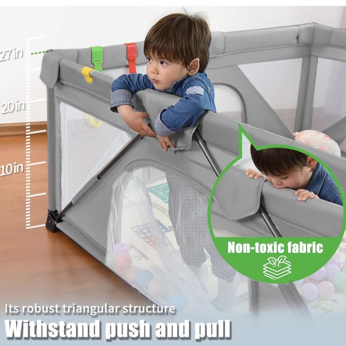 Țarc pliabil pentru copii 180x150x65cm