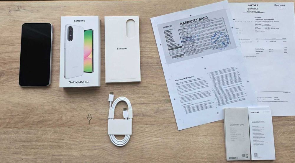 Samsung A56 256GB цвят Awesome Lightgray