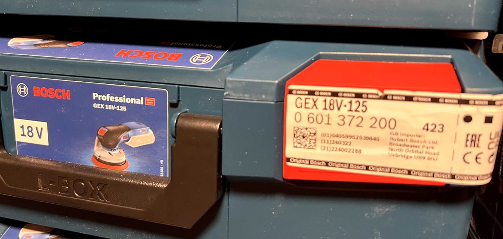 Slefuitor excentric Bosch Gex 18V-125 Nou