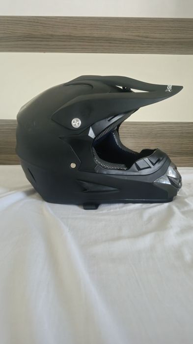 Casca mtb full face silvis, neagra, marine L (59-60cm)