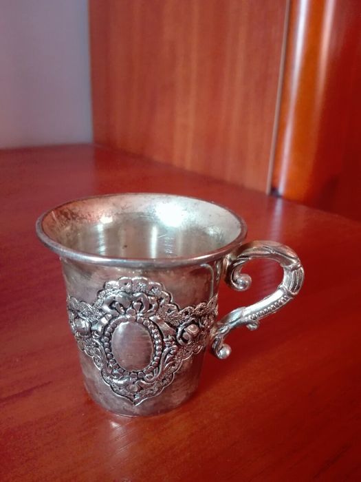 Посребрен сервиз за кафе