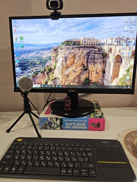 Компьютер ПК i5/SSD 480GB /монитор/микрофон/динамик/Wi-Fi адаптерКомпь