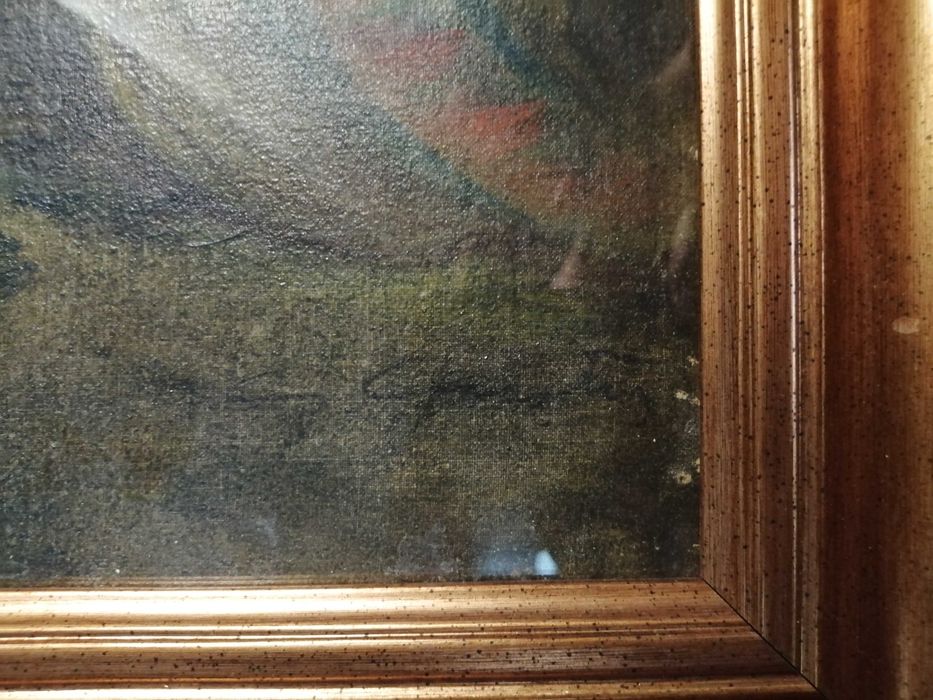Tablou Maria Cici Constantinescu – pictură în ulei pe pânză – temă religioasă