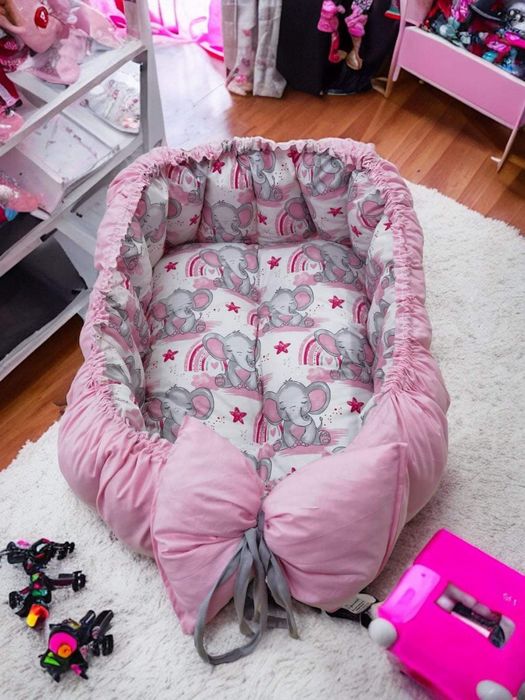 Бебешко гнездо с панделка / възглавница / гимнастика