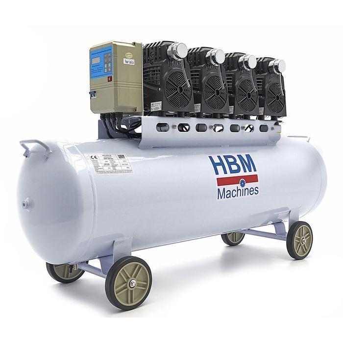 Compresor silentios cu zgomot redus fara ulei sgs 200l 10 bar hbm mach