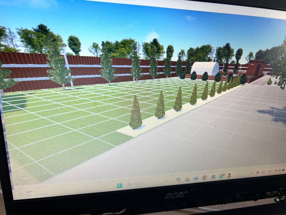 Газон зеленый сочный газон