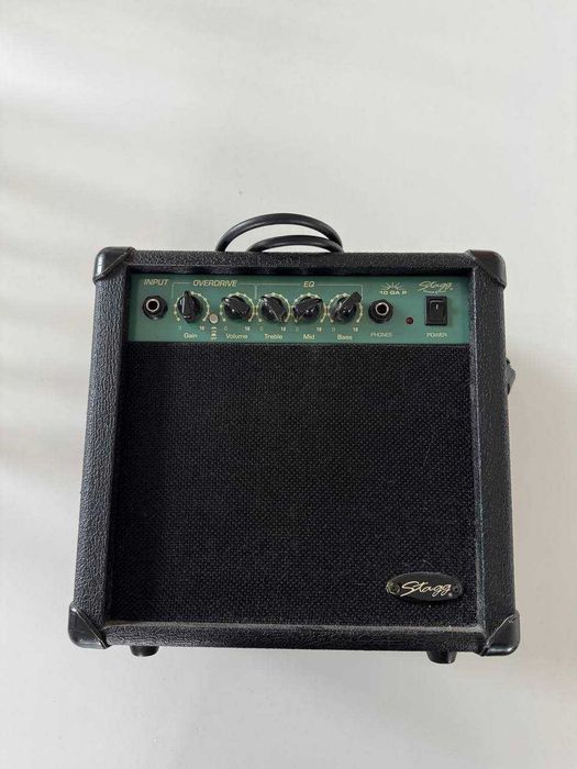 Усилвател за китара Stagg Universe of Music 10GA с Overdrive + професионален кабел