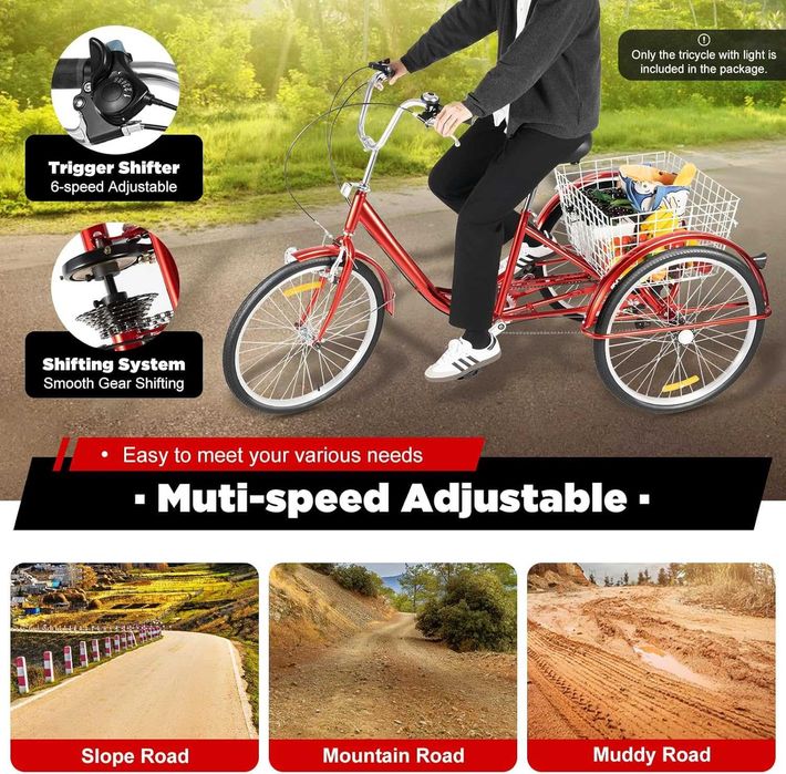 tricicleta adulti 24'-produs nou